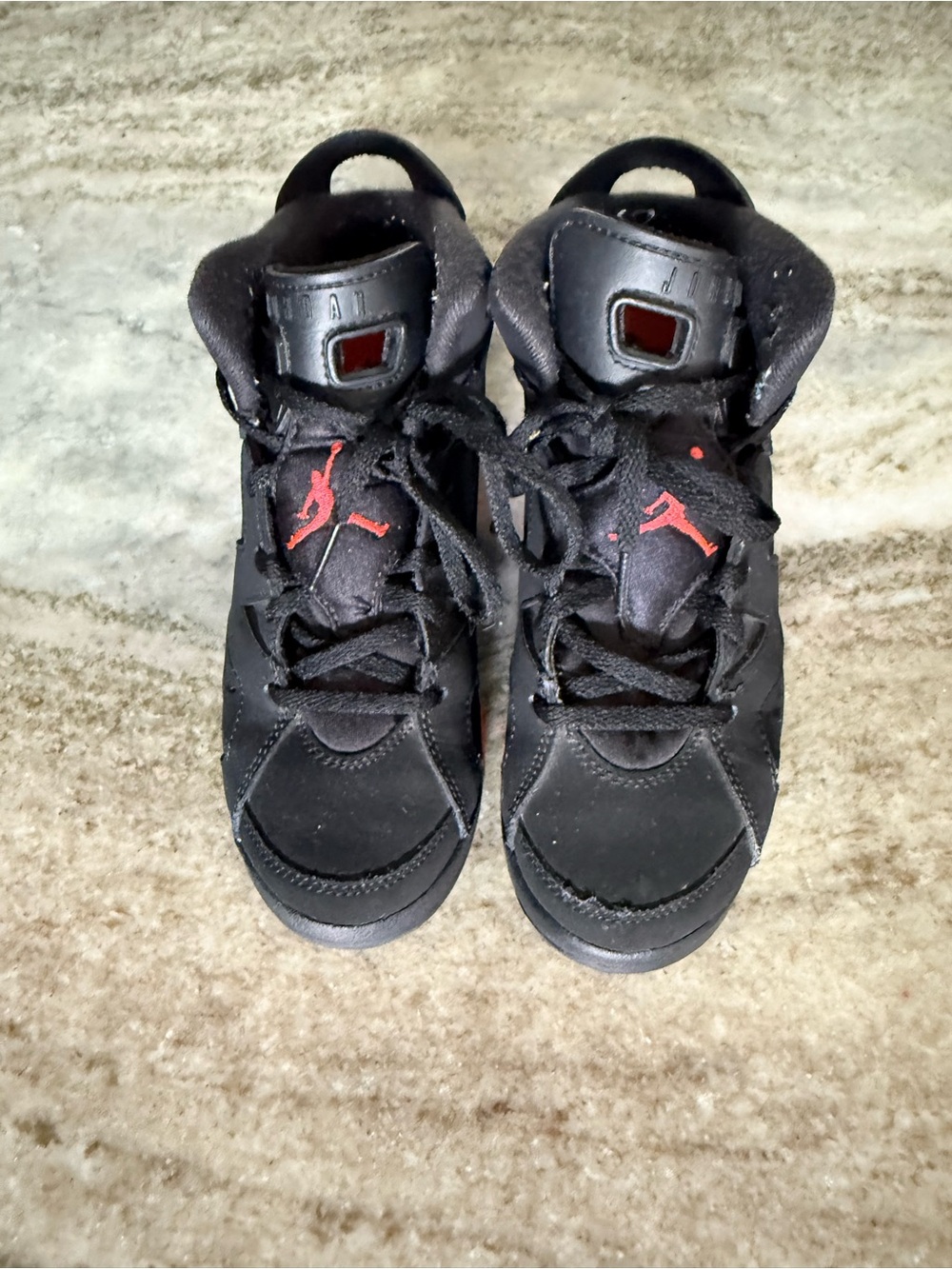 Kids 2Y Air Jordan 6 “infrared” sneakers